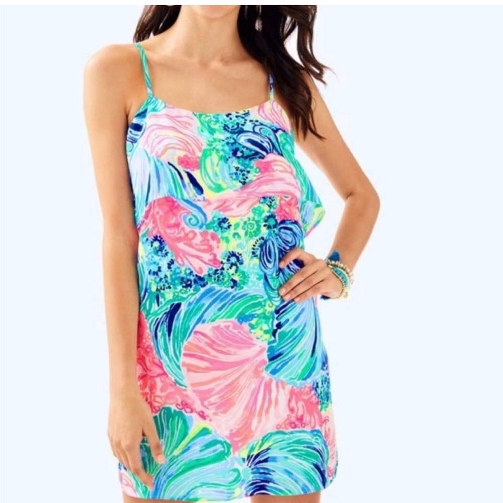 Lilly Pulitzer Pink and White Lexi Dress